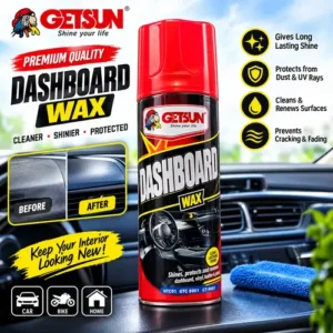 Getsun Dashboard Wax – Car Interior Cleaner & Shine Protector