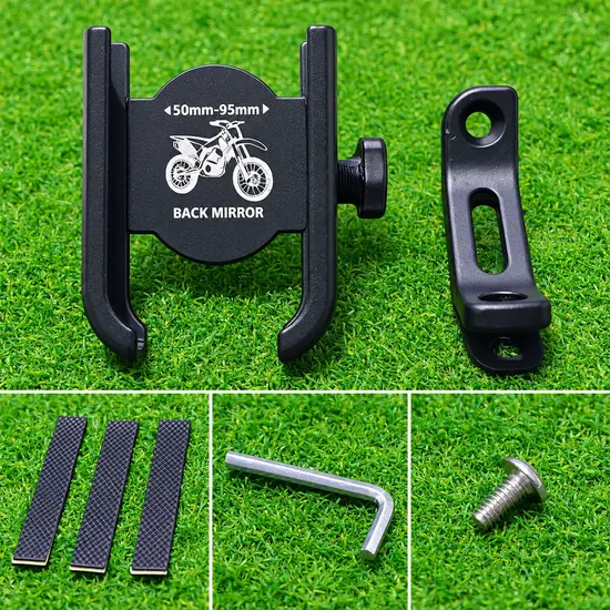 Universal Bike Phone Holder 50–95mm – Motorcycle Mobile Phone Mount - Image 2