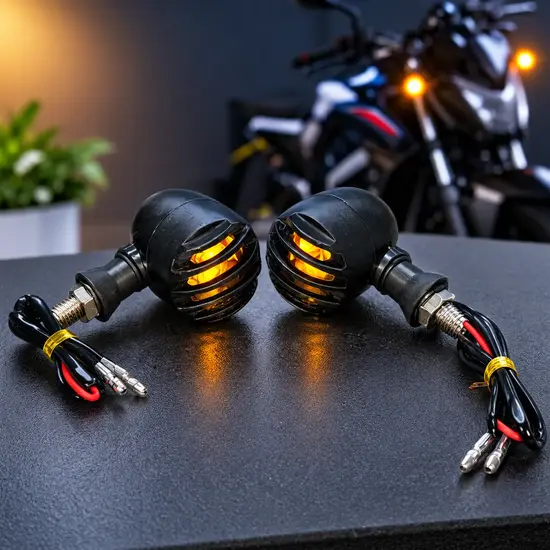 Universal LED Indicator Light – Motorcycle & Bike Turn Signal (2 Pcs) - Image 2