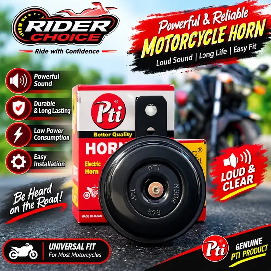 PTI P65 Motorcycle Horn – Premium Bike Horn