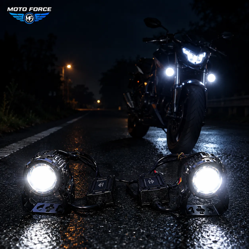 Moto Force Motorcycle LED Fog Light – High Brightness Waterproof Auxiliary Fog Lamp - Image 3
