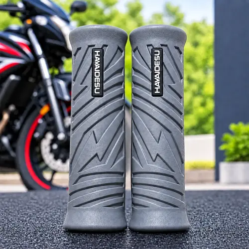 Hayaidesu Motorcycle Handle Grip – Premium Anti-Slip Bike Handlebar Grip - Image 2