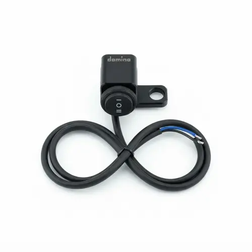 Domino Brand Dual Performance Switch – 3 Position ON-OFF-ON Motorcycle Switch