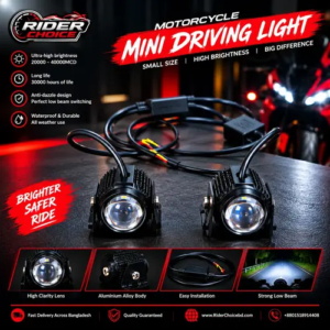 Mini Driving Light – Motorcycle Auxiliary LED Fog Light