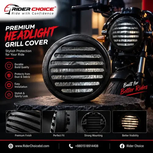LED Motorcycle Headlight, Bike Headlight, Motorcycle LED Light, Round Headlight