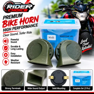 LIU HJG WINDTONE 12V Horn – Premium Dual-Tone Electric Horn for Bike & Car
