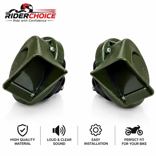 LIU HJG WINDTONE 12V Horn – Premium Dual-Tone Electric Horn for Bike & Car