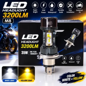 M8 3200LM LED Headlight – 35W Motorcycle Headlight