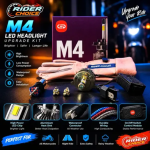 M4 LED Headlight Upgrade Kit – High Brightness Motorcycle LED Headlight