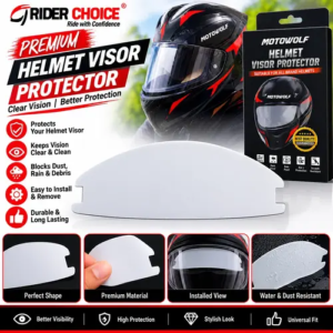 Premium Helmet Visor Protector – Clear Vision & Protective Film for Motorcycle Helmet