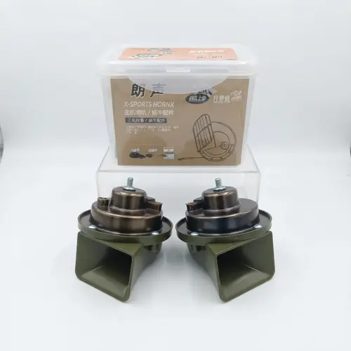 Premium Sports Bike Horn – High Performance Dual Electric Horn Set for Motorcycle | Loud & Clear Sound