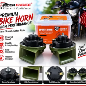 Premium Sports Bike Horn – High Performance Dual Electric Horn Set for Motorcycle | Loud & Clear Sound