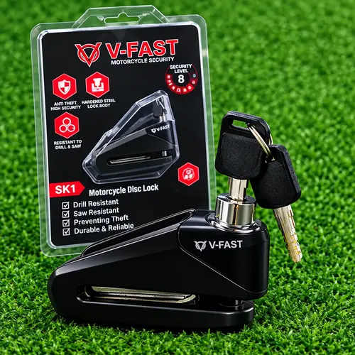 V-FAST SK1 Motorcycle Disc Lock – High Security Anti-Theft Brake Disc Lock 10mm - Image 2