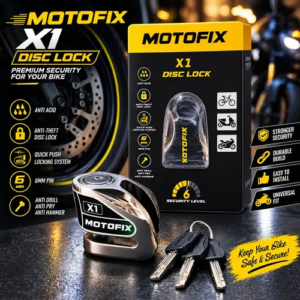 MOTOFIX X1 Disc Lock – Motorcycle Anti-Theft Brake Disc Lock