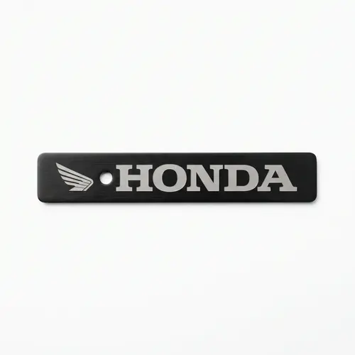 Front Name Plate for Motorcycle – Premium Metal Bike Name Plate